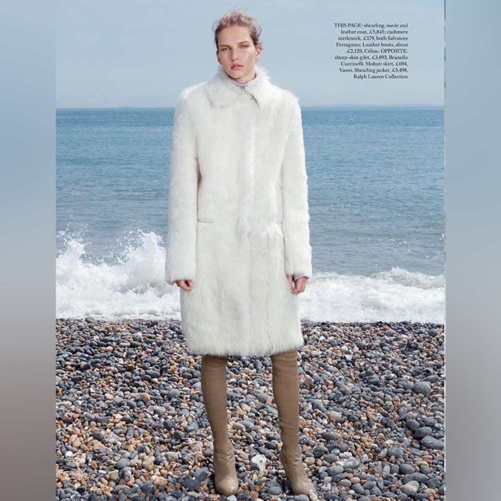 Ferragamo fur coat